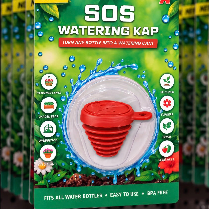 *NEW* SOS WATERING KAP | Convert any water bottle into a watering can!