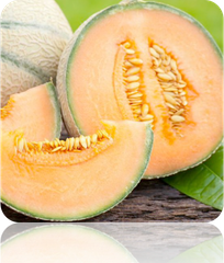 Close-up of SeedsNow Planters Jumbo Cantaloupe melon seeds in a packet, ready for planting.