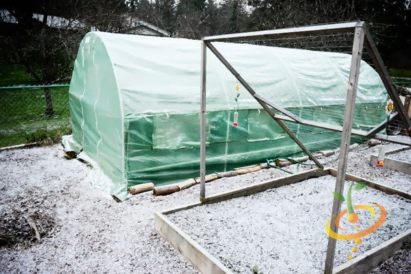 How to Build a "Hoop House" for your Fall and Winter Gardening!